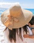 Scallop Edge Bow Accent Sunhat