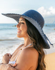 Scallop Edge Bow Accent Sunhat