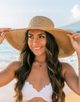 Scallop Edge Bow Accent Sunhat