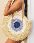 Straw Circle Tote