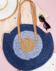 Straw Circle Tote