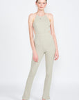 Emory Park Halter Jumpsuit with Open Back - Online Only - My Pampered Life Seattle