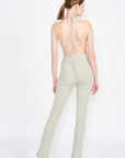 Emory Park Halter Jumpsuit with Open Back - Online Only - My Pampered Life Seattle