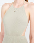 Emory Park Halter Jumpsuit with Open Back - Online Only - My Pampered Life Seattle