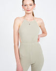 Emory Park Halter Jumpsuit with Open Back - Online Only - My Pampered Life Seattle