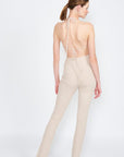 Emory Park Halter Jumpsuit with Open Back - Online Only - My Pampered Life Seattle