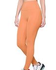 Zenana Athletic High Waisted Full Length Leggings - Online Only