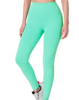 Zenana Athletic High Waisted Full Length Leggings - Online Only