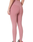 Zenana Athletic High Waisted Full Length Leggings - Online Only