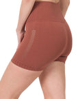 Zenana Seamless High Waisted Shorts - Online Only - My Pampered Life Seattle