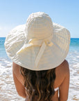 Classic Bow Accent Sunhat Extra Wide Brim