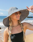 Classic Bow Accent Sunhat Extra Wide Brim