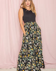 Sleeveless Floral Maxi Dress