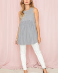 Chambray Baby Doll Tunic