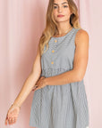 Chambray Baby Doll Tunic