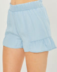Love Tree Woven Solid Shorts