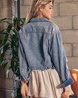 Mustard Seed Color Denim Jacket - Online Only