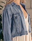 Mustard Seed Color Denim Jacket - Online Only