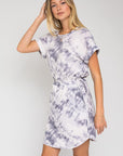 Gilli Doman Sleeve Side Tie Waist Dress - Online Only