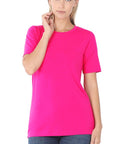 Zenana Short Sleeve Round Neck Tee