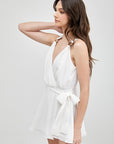 Do + Be Collection Trim Detail Side Tie Romper