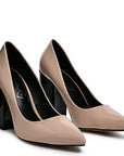 Kamira Block Heeled Formal Pumps