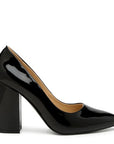 Kamira Block Heeled Formal Pumps