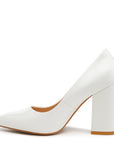 Kamira Block Heeled Formal Pumps