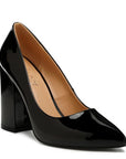 Kamira Block Heeled Formal Pumps