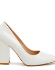 Kamira Block Heeled Formal Pumps