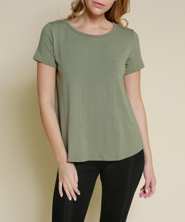 Fabina Bamboo Relaxed Fit Classic Top