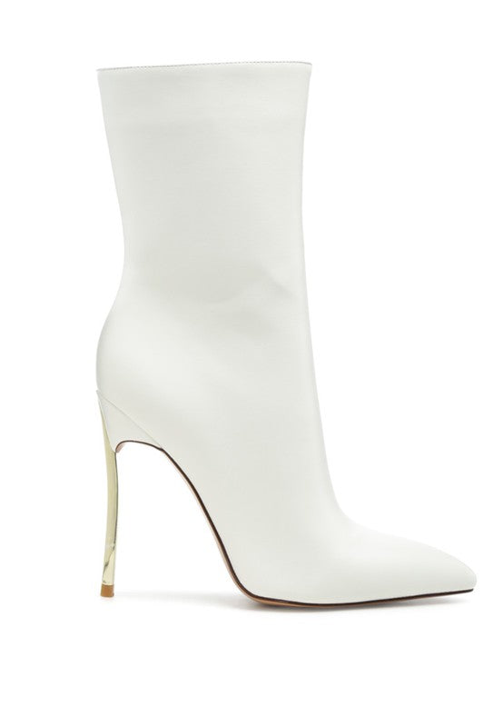 White patent 2024 ankle boots