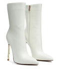 London Rag Over the Ankle Stiletto Boot