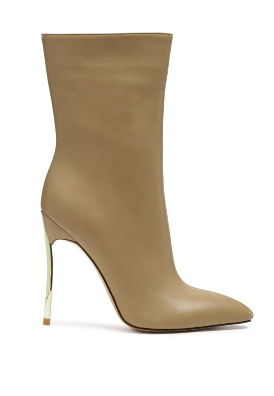 London Rag Over the Ankle Stiletto Boot