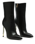 London Rag Over the Ankle Stiletto Boot