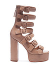 London Rag Sarouchi Caged High Hell Buckle Sandal