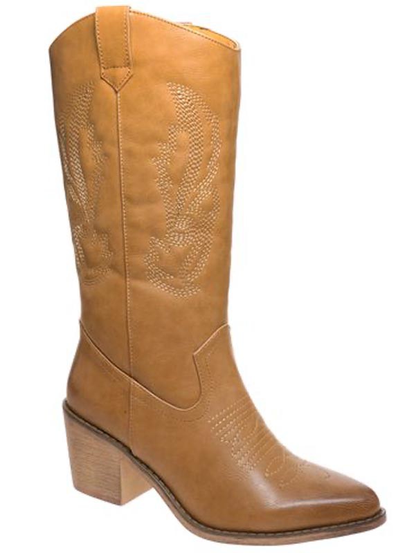 Western Embroidery High Cowboy Boot