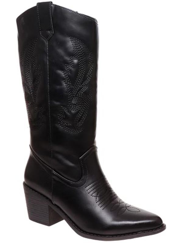 Western Embroidery High Cowboy Boot