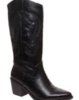 Western Embroidery High Cowboy Boot