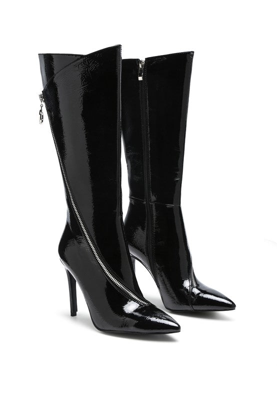 Tsaroh Zip Around Calf Boot