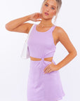 LE LIS Sleeveless Cut Out Mini Dress