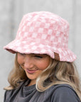 CC Checkered Terry Cloth Bucket