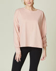 Fabina Cotton Oversized Long Sleeve Tee