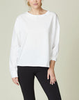 Fabina Cotton Oversized Long Sleeve Tee