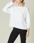 Fabina Cotton Oversized Long Sleeve Tee