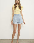 Insane Gene High Rise Pleated Mom Shorts