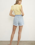 Insane Gene High Rise Pleated Mom Shorts