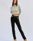 Insane Gene High Waisted Straight Jeans