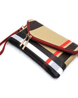 Tartan Plaid Check Envelope Clutch