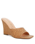 Shiloy Cork Wedge Sandals